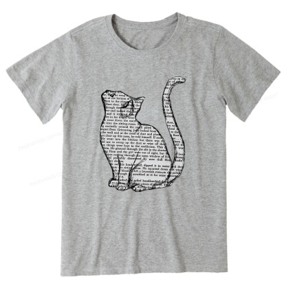 Pagewings Lots Of Books And Cute Cats Unisex Classic T-shirt