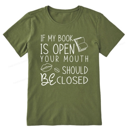 Pagewings If My Book Is Open Unisex Classic T-shirt