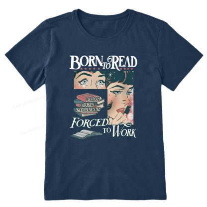 Pagewings Born To Read Bookish Comfor Unisex Classic T-shirt