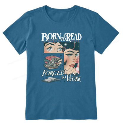 Pagewings Born To Read Bookish Comfor Unisex Classic T-shirt