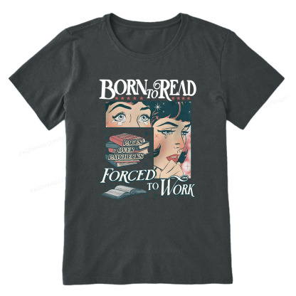 Pagewings Born To Read Bookish Comfor Unisex Classic T-shirt