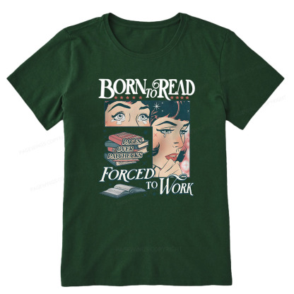 Pagewings Born To Read Bookish Comfor Unisex Classic T-shirt