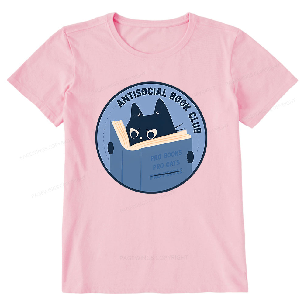 Pagewings Anitisocial Book Club Unisex Classic T-shirt