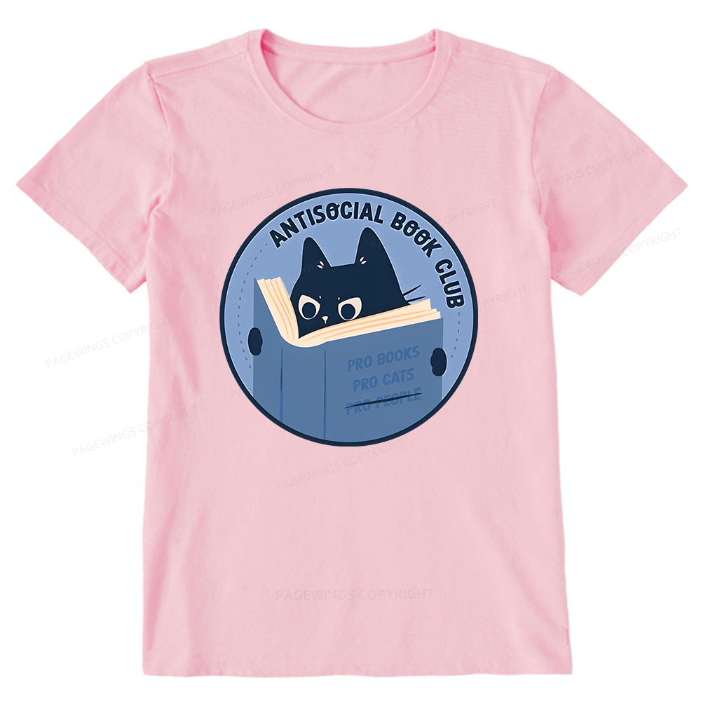 Pagewings Anitisocial Book Club Unisex Classic T-shirt