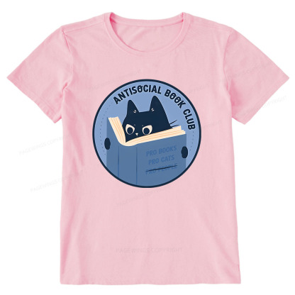 Pagewings Anitisocial Book Club Unisex Classic T-shirt