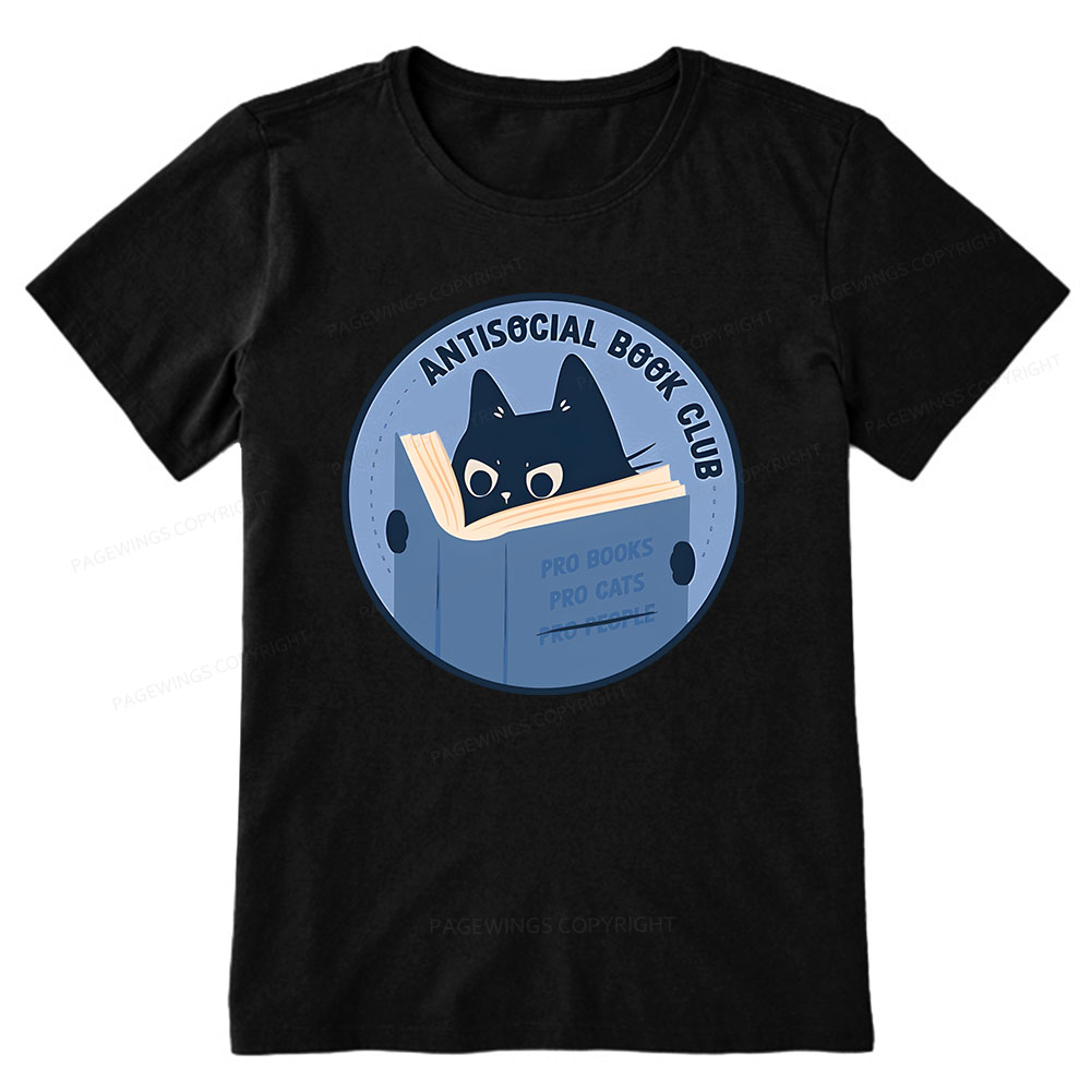 Pagewings Anitisocial Book Club Unisex Classic T-shirt