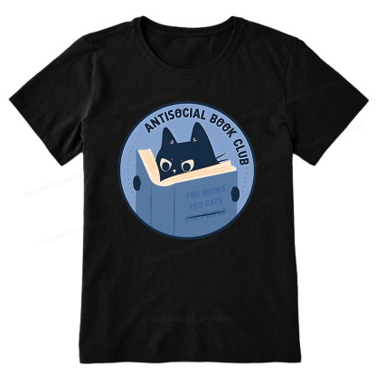 Pagewings Anitisocial Book Club Unisex Classic T-shirt