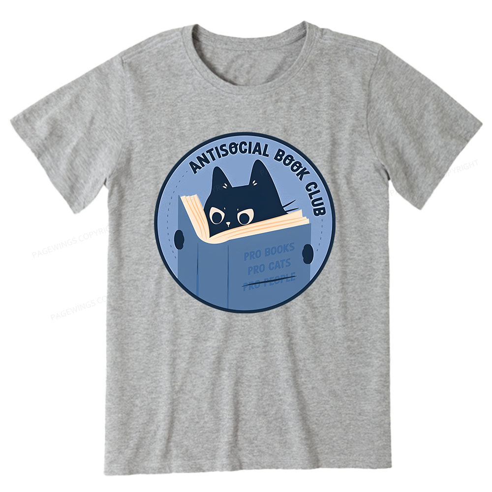 Pagewings Anitisocial Book Club Unisex Classic T-shirt