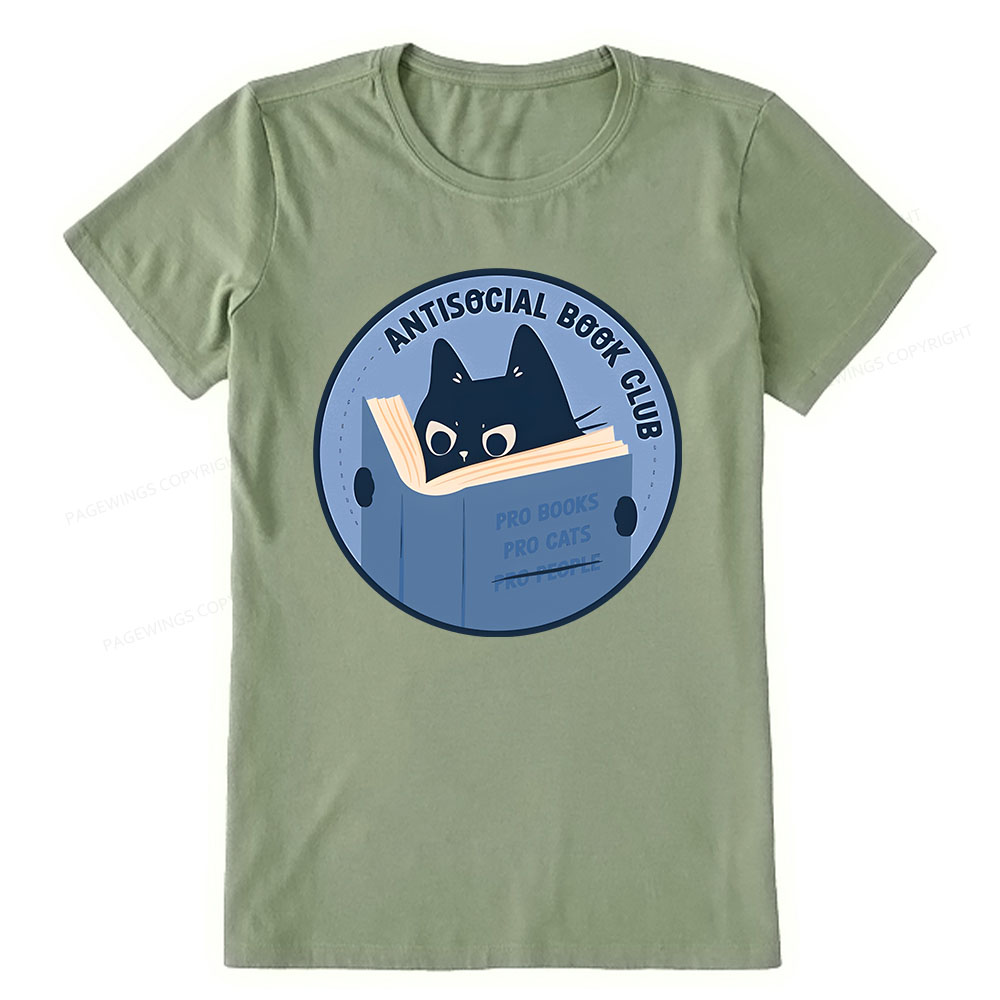 Pagewings Anitisocial Book Club Unisex Classic T-shirt