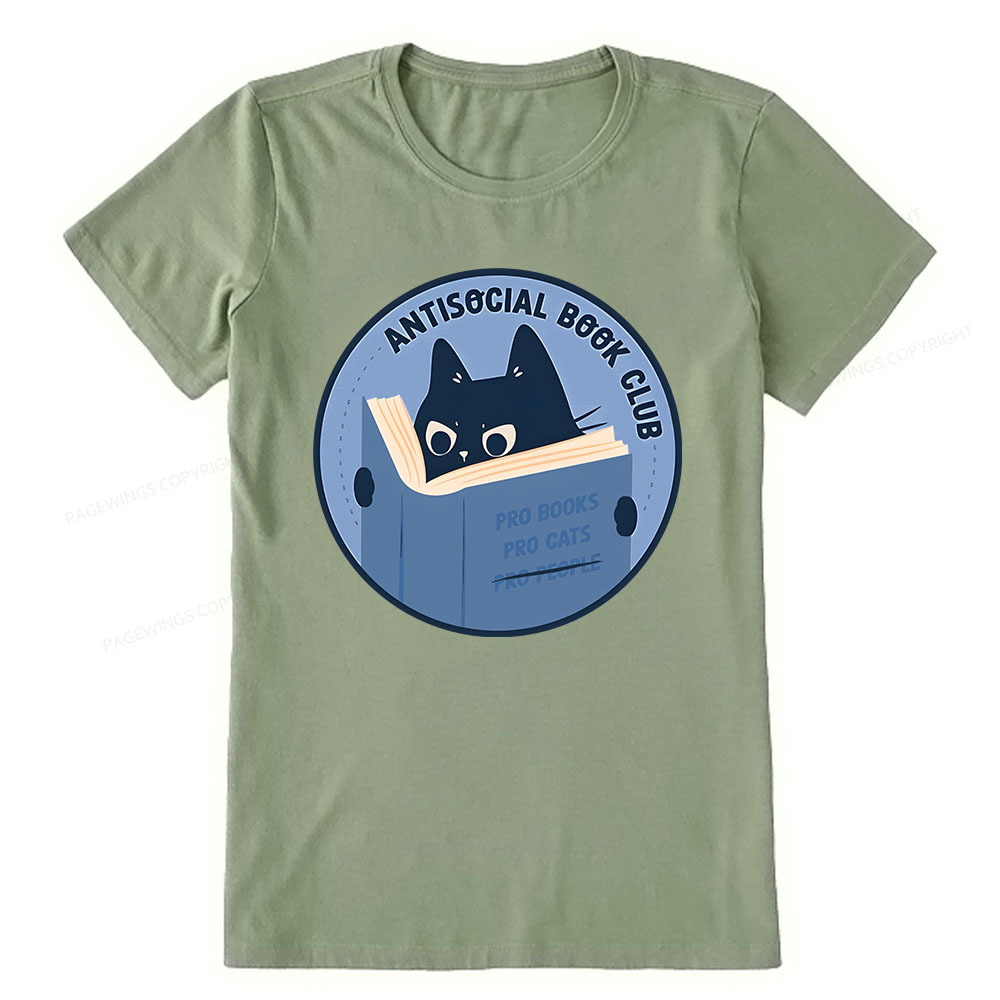 Pagewings Anitisocial Book Club Unisex Classic T-shirt