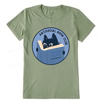 Pagewings Anitisocial Book Club Unisex Classic T-shirt