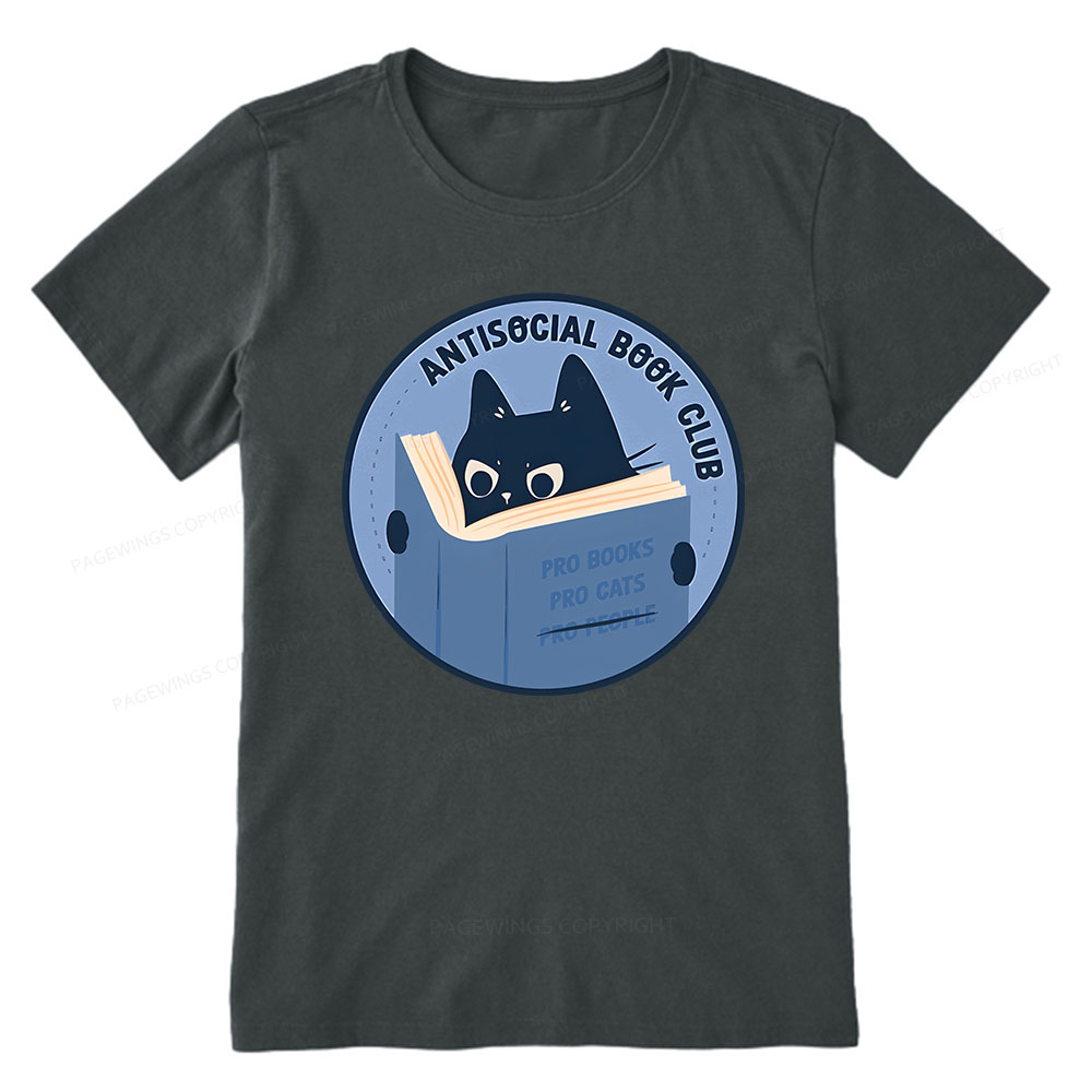 Pagewings Anitisocial Book Club Unisex Classic T-shirt
