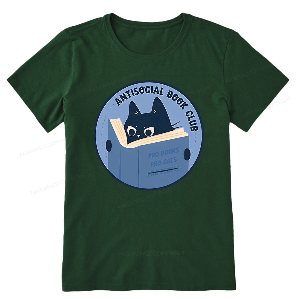 Pagewings Anitisocial Book Club Unisex Classic T-shirt