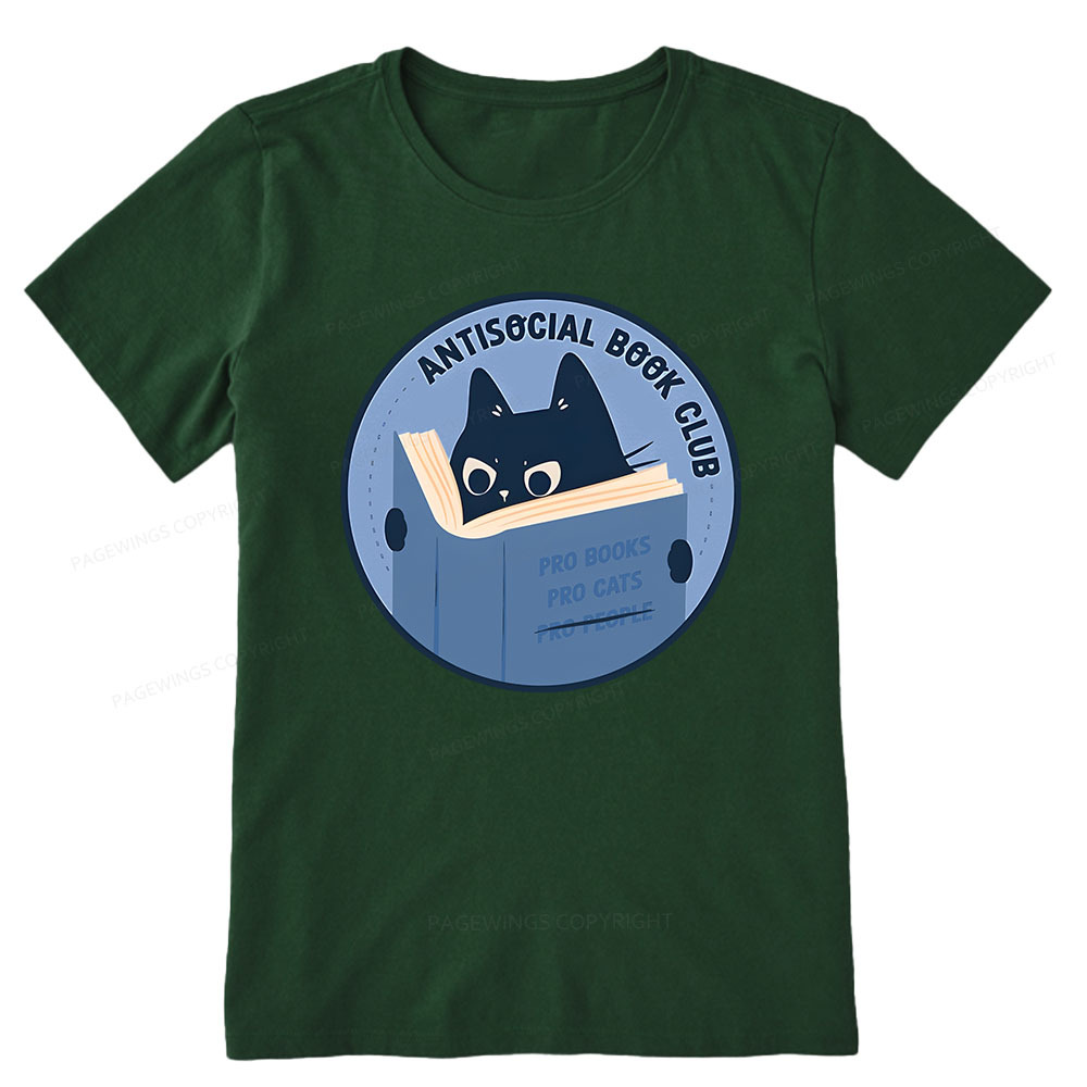 Pagewings Anitisocial Book Club Unisex Classic T-shirt