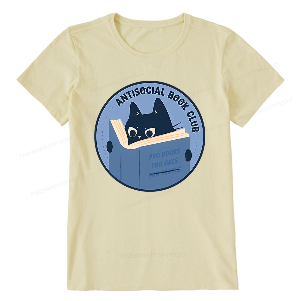 Pagewings Anitisocial Book Club Unisex Classic T-shirt