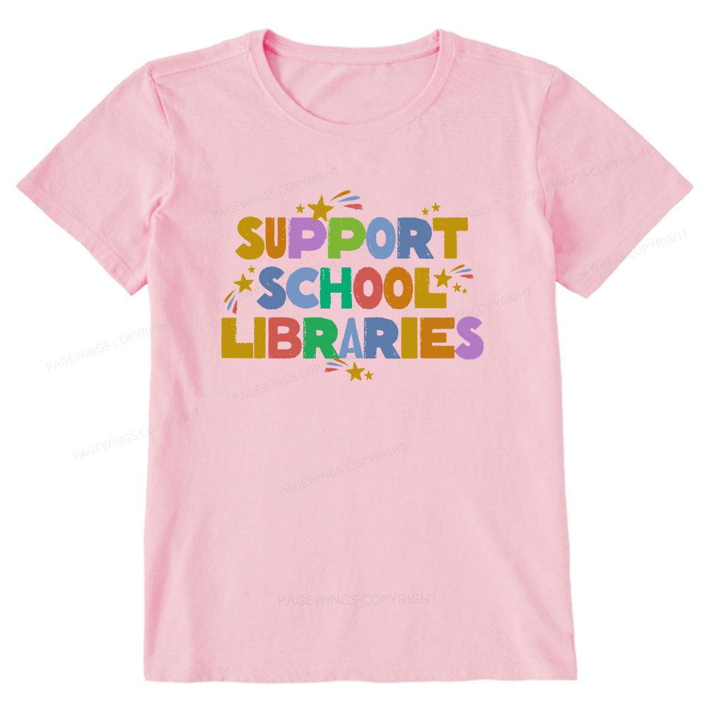 Pagewings Support School Libraries Unisex Classic T-shirt
