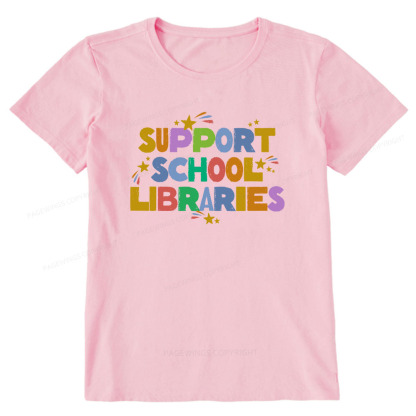 Pagewings Support School Libraries Unisex Classic T-shirt