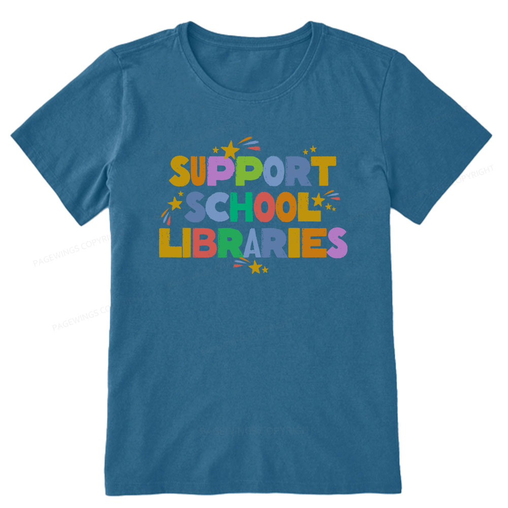 Pagewings Support School Libraries Unisex Classic T-shirt