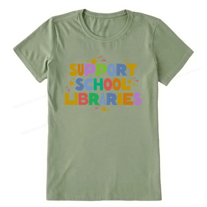 Pagewings Support School Libraries Unisex Classic T-shirt