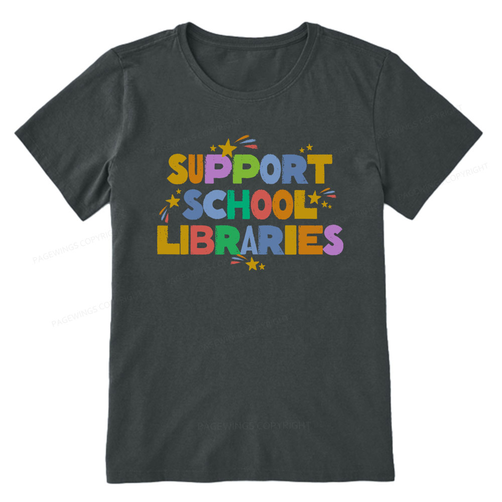 Pagewings Support School Libraries Unisex Classic T-shirt