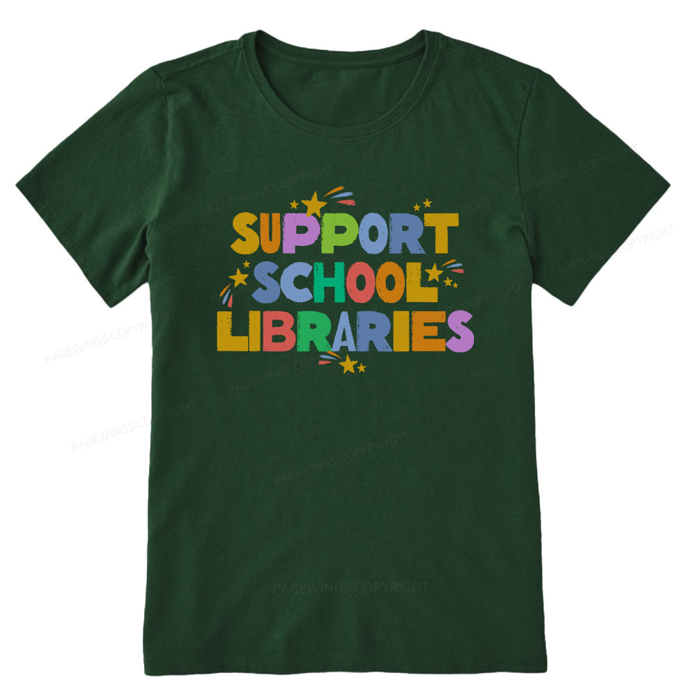 Pagewings Support School Libraries Unisex Classic T-shirt