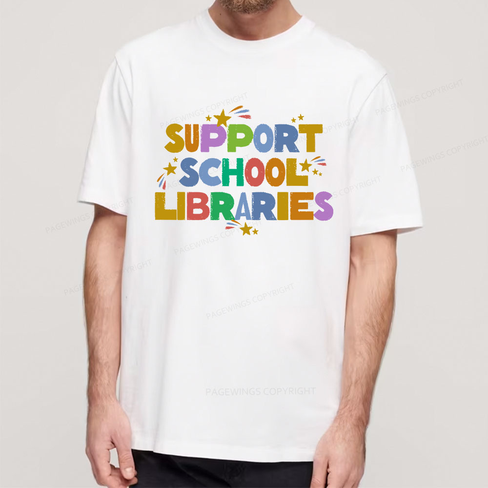 Pagewings Support School Libraries Unisex Classic T-shirt