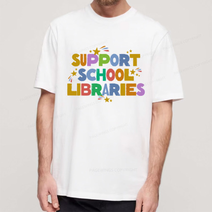 Pagewings Support School Libraries Unisex Classic T-shirt