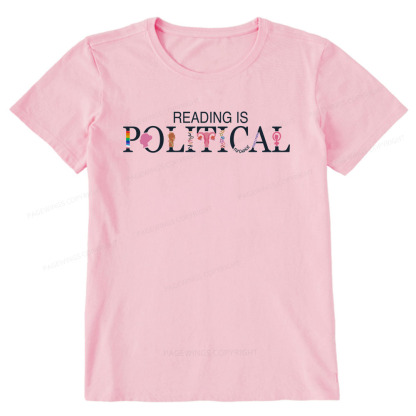 Pagewings Reading is Political Comfort Colors Fantasy Unisex Classic T-shirt
