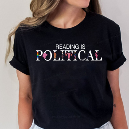 Pagewings Reading is Political Comfort Colors Fantasy Unisex Classic T-shirt