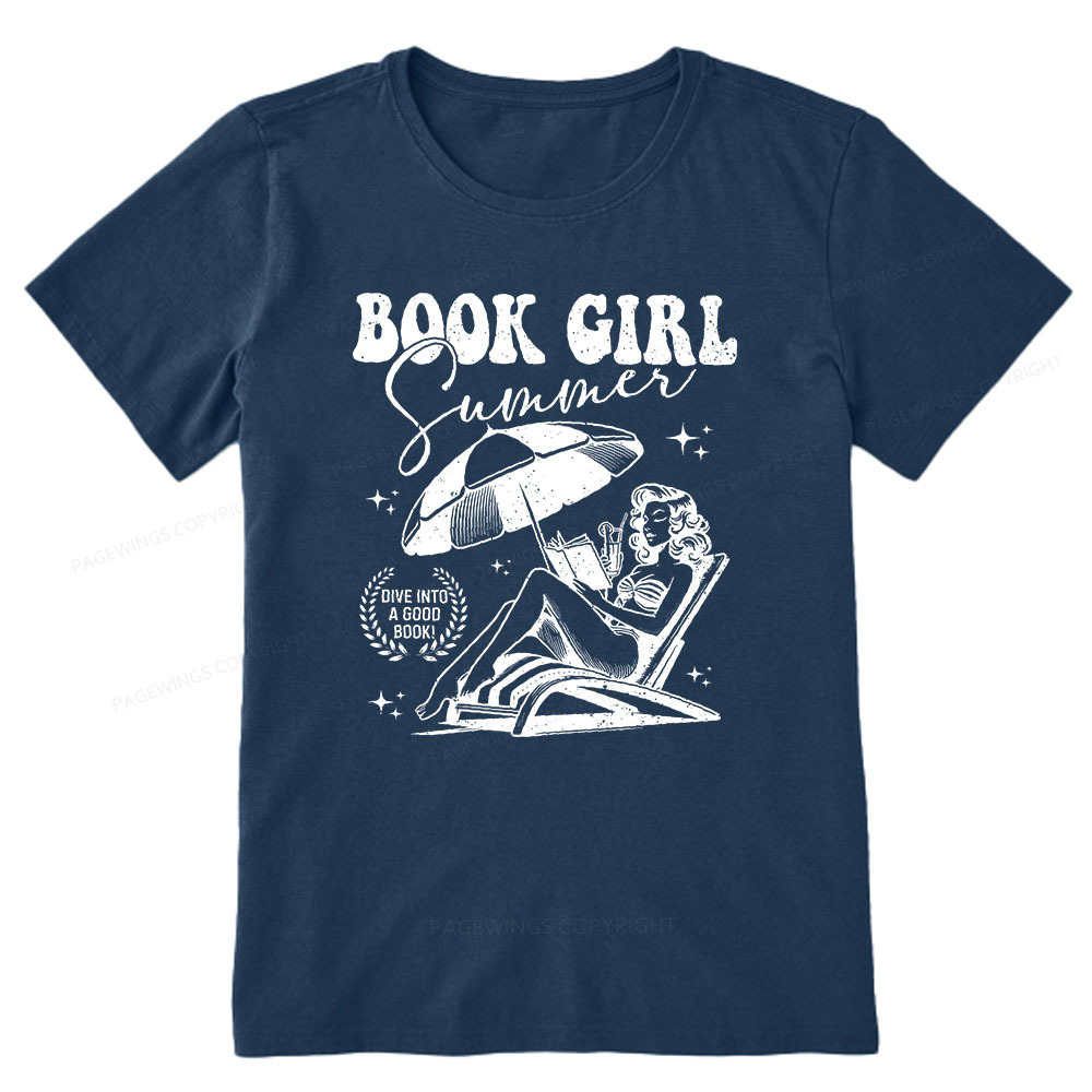 Pagewings Book Girl Summer  Unisex Classic T-shirt