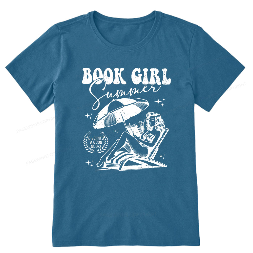 Pagewings Book Girl Summer  Unisex Classic T-shirt