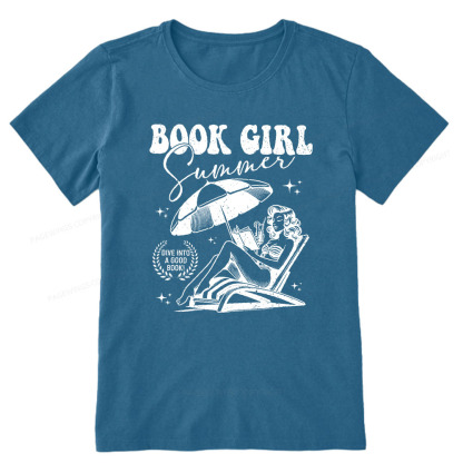 Pagewings Book Girl Summer  Unisex Classic T-shirt