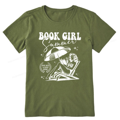 Pagewings Book Girl Summer  Unisex Classic T-shirt