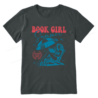 Pagewings Book Girl Summer  Unisex Classic T-shirt