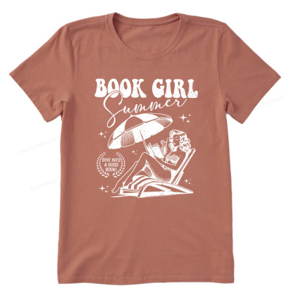 Pagewings Book Girl Summer  Unisex Classic T-shirt
