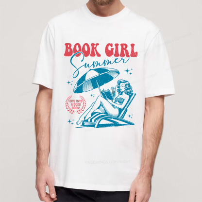 Pagewings Book Girl Summer  Unisex Classic T-shirt