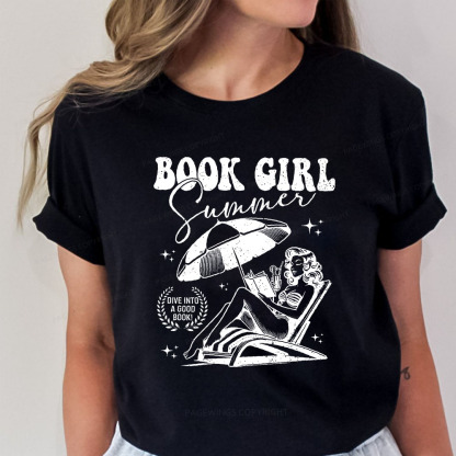 Pagewings Book Girl Summer  Unisex Classic T-shirt
