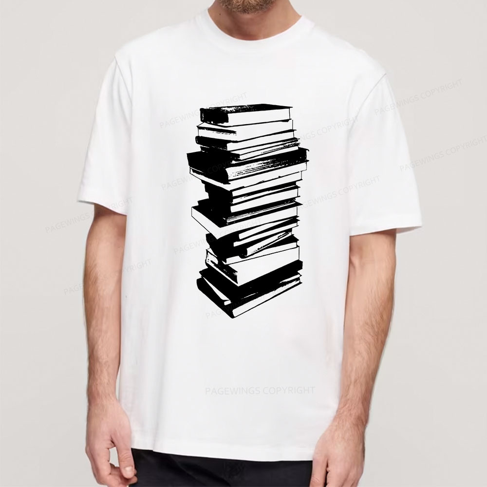Pagewings Stack of Books Unisex Classic T-shirt