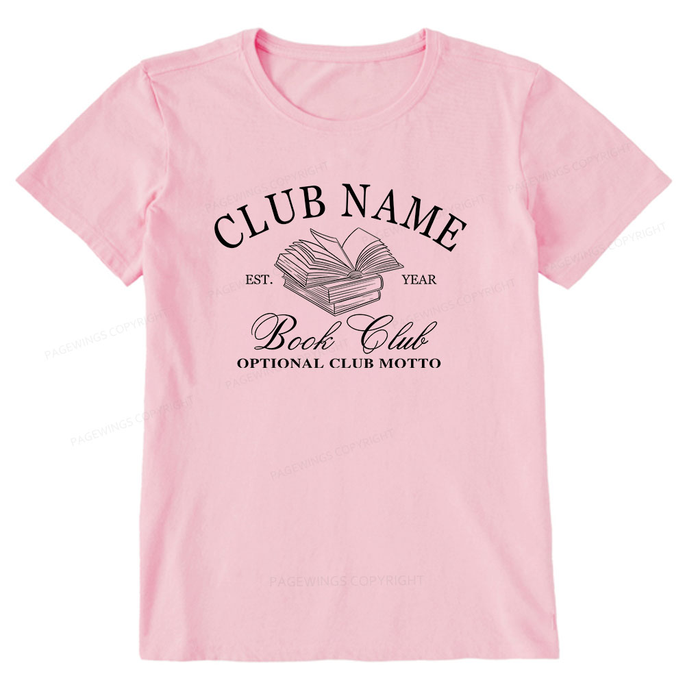 Pagewings Personalized Book Club Unisex Classic T-shirt