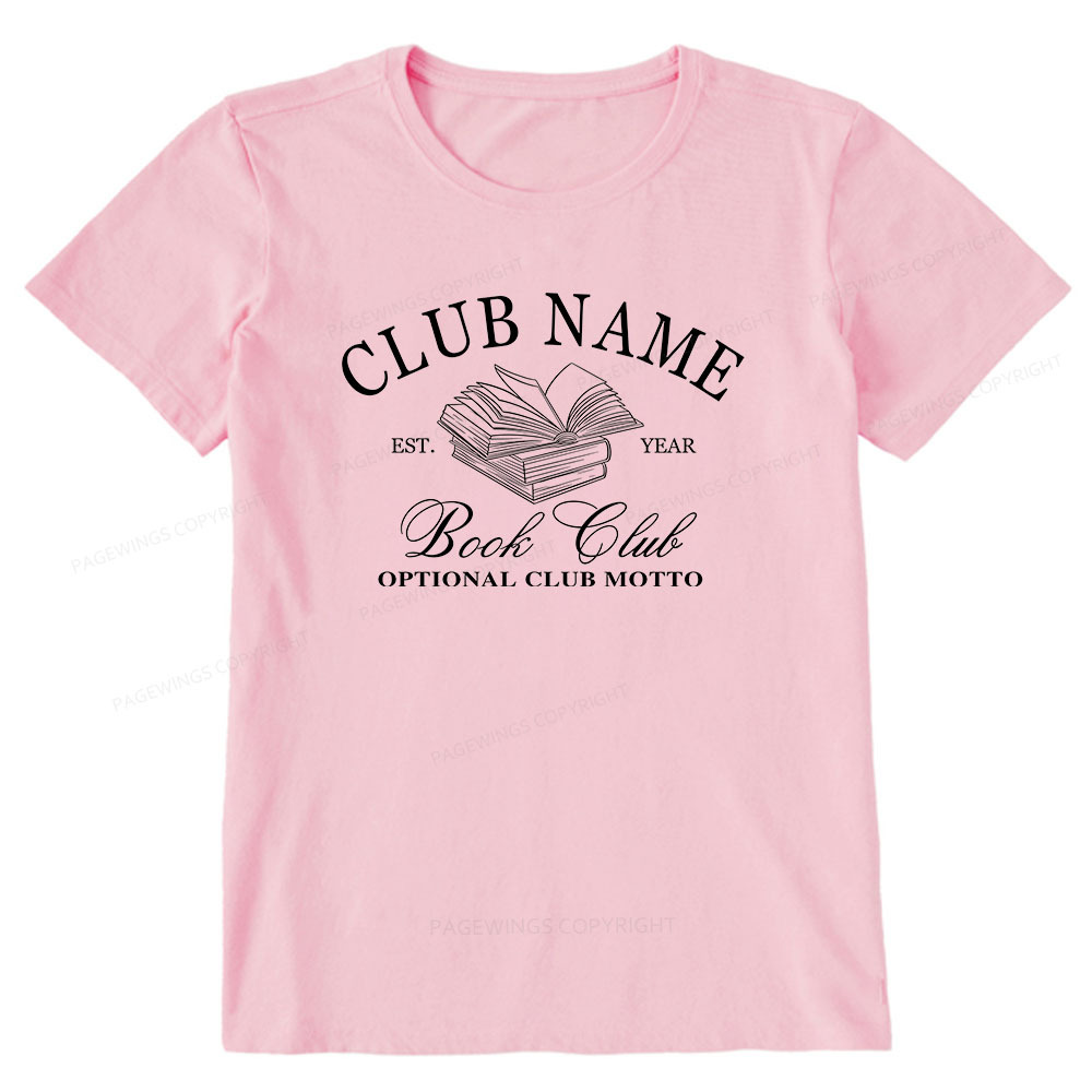 Pagewings Personalized Book Club Unisex Classic T-shirt