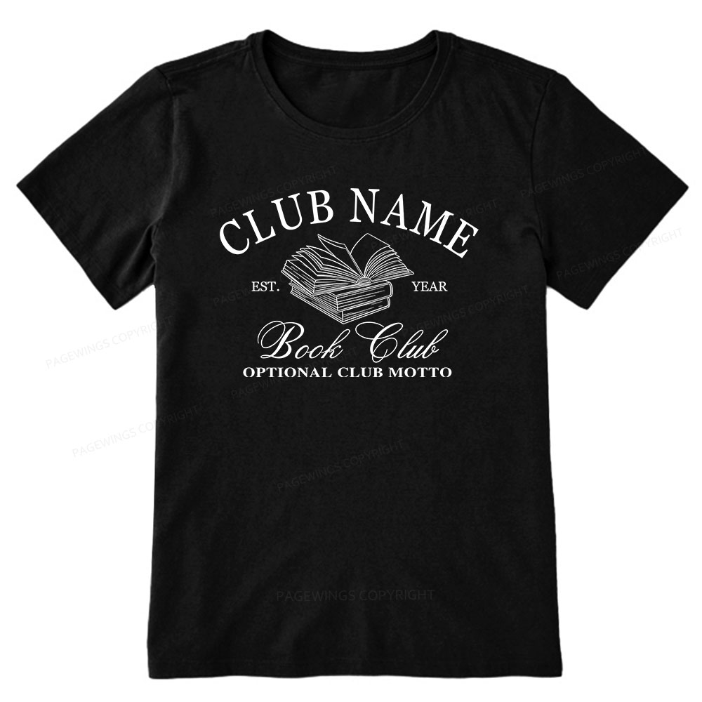Pagewings Personalized Book Club Unisex Classic T-shirt