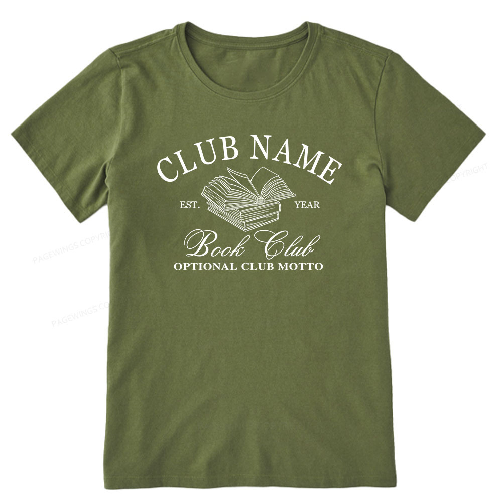 Pagewings Personalized Book Club Unisex Classic T-shirt