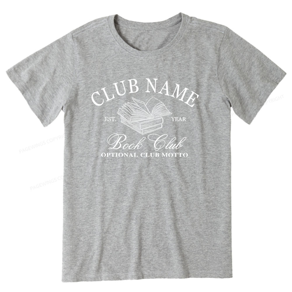 Pagewings Personalized Book Club Unisex Classic T-shirt