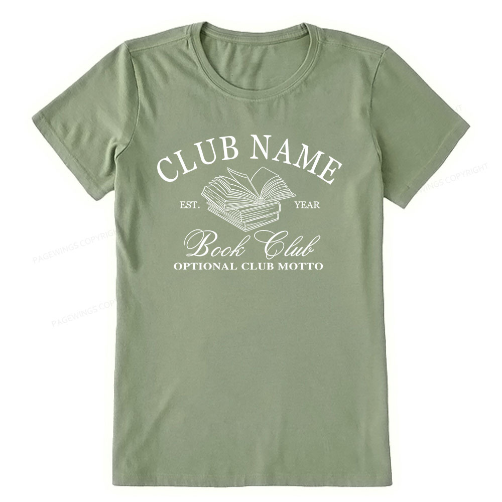 Pagewings Personalized Book Club Unisex Classic T-shirt