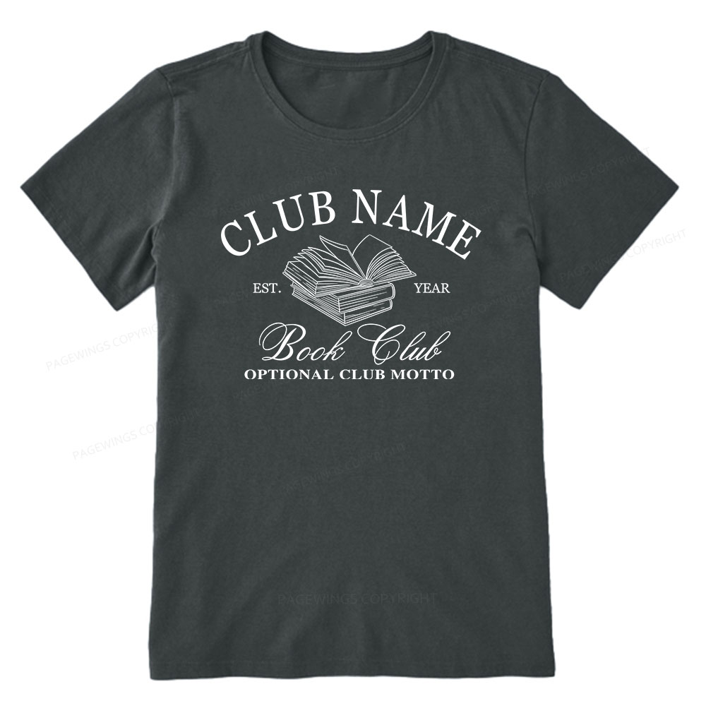 Pagewings Personalized Book Club Unisex Classic T-shirt