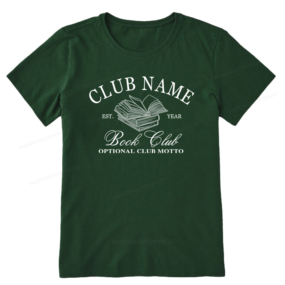 Pagewings Personalized Book Club Unisex Classic T-shirt