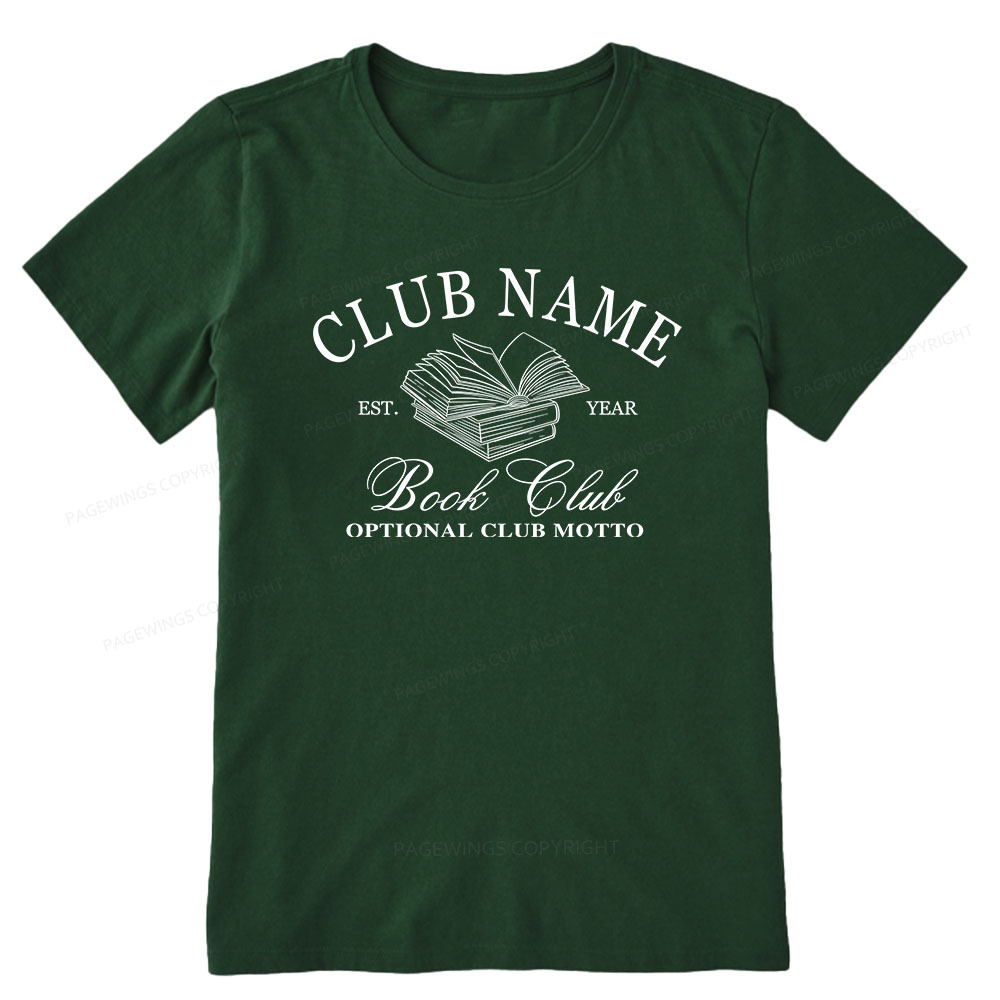 Pagewings Personalized Book Club Unisex Classic T-shirt