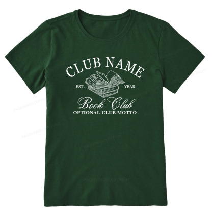 Pagewings Personalized Book Club Unisex Classic T-shirt