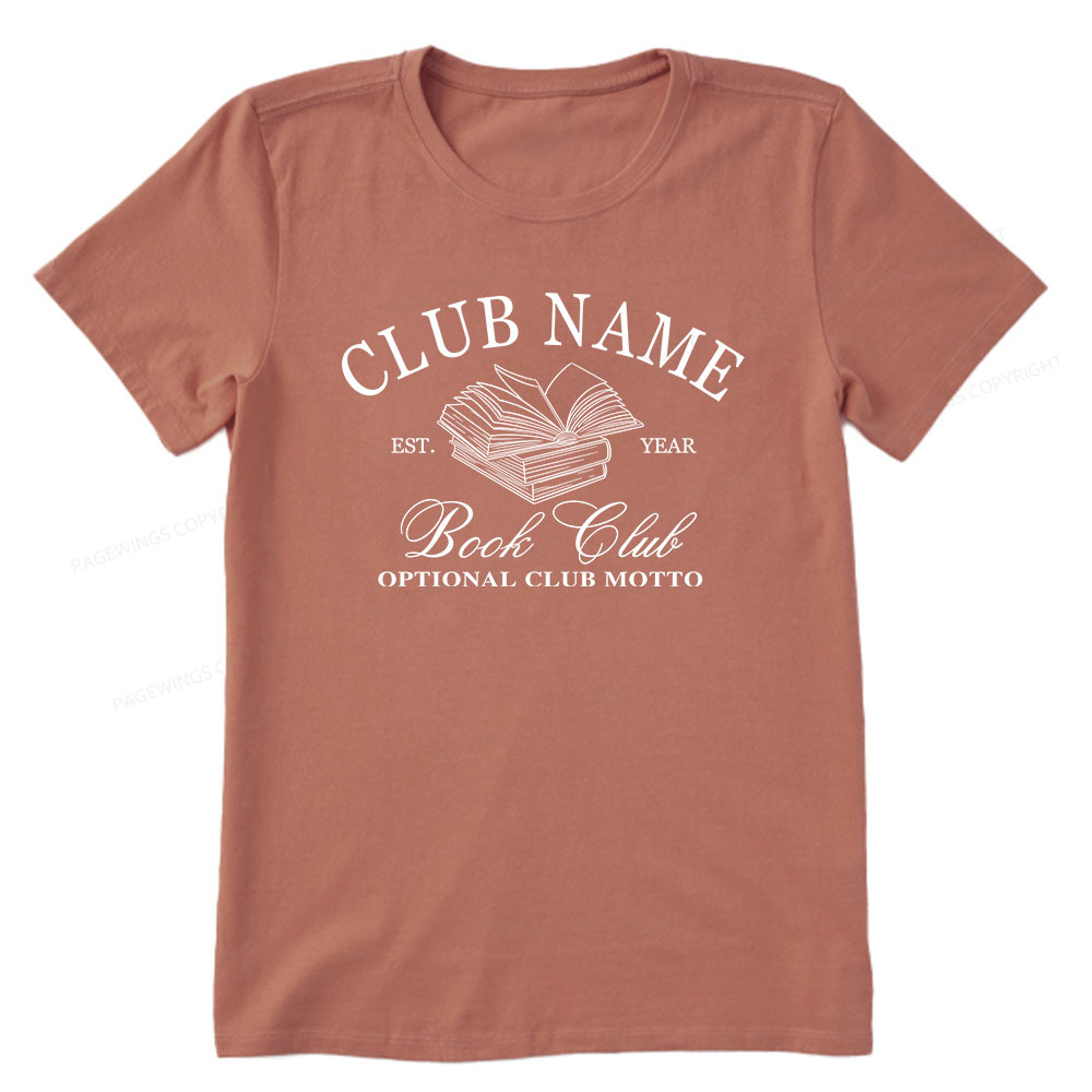Pagewings Personalized Book Club Unisex Classic T-shirt
