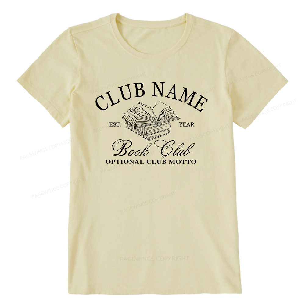 Pagewings Personalized Book Club Unisex Classic T-shirt